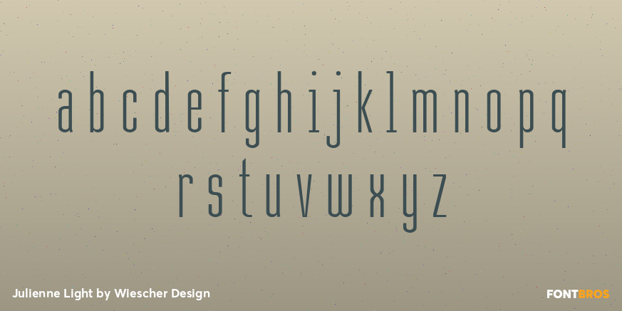 Julienne Light Font Poster #3