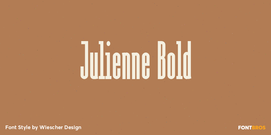Julienne Bold Font Poster #1