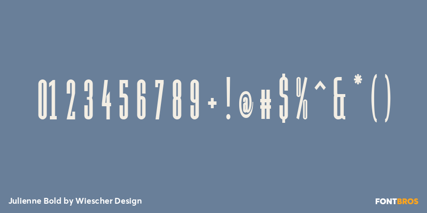 Julienne Bold Font Poster #1