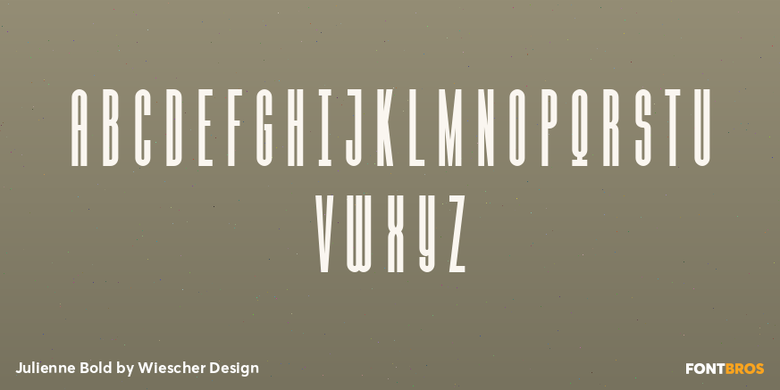 Julienne Bold Font Poster #2