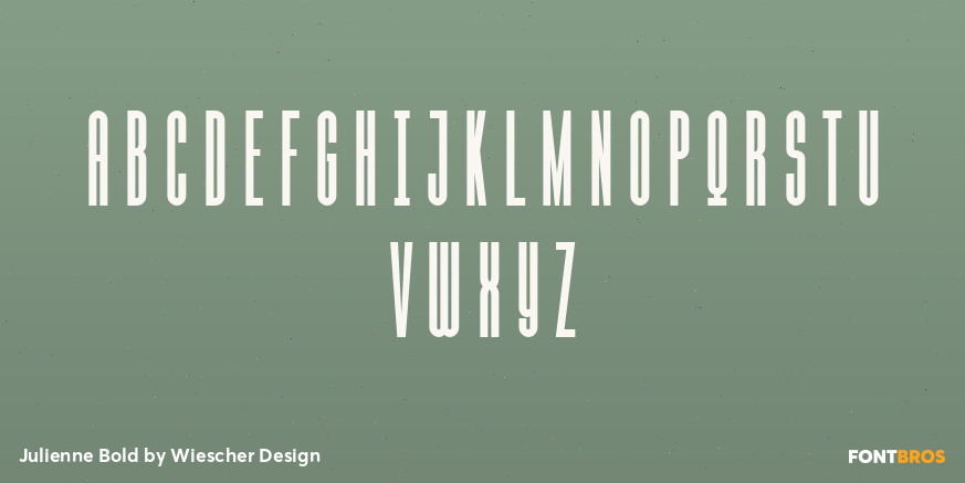 Julienne Bold Font Poster #1