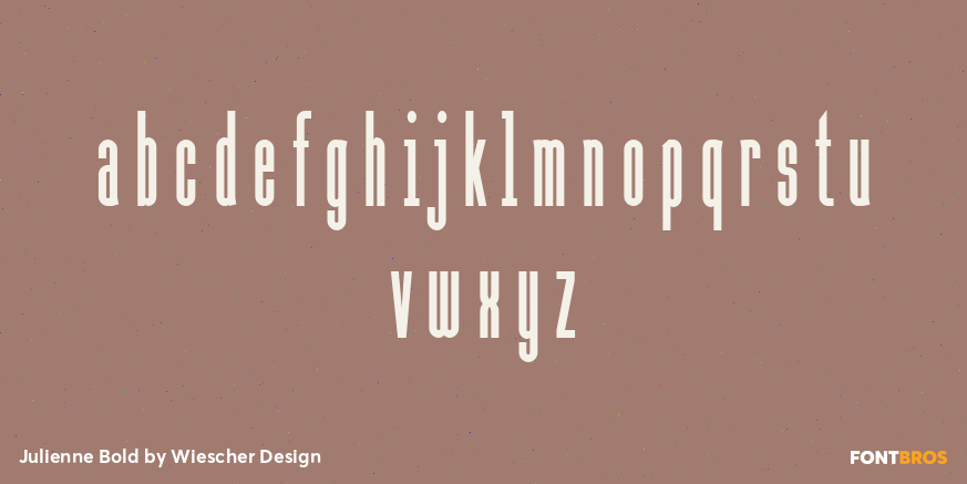 Julienne Bold Font Poster #1