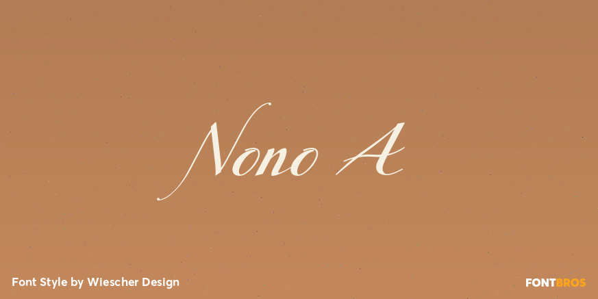 Nono A Font Poster #1