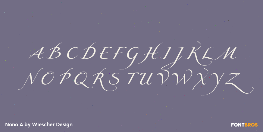 Nono A Font Poster #2
