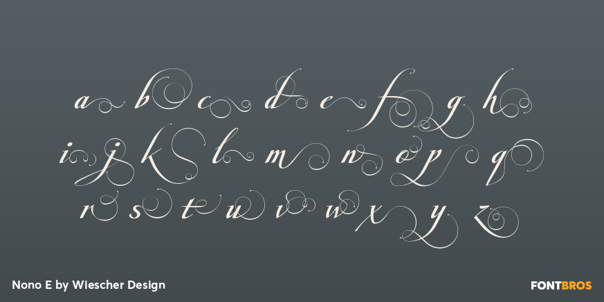 Nono E Font Poster #3