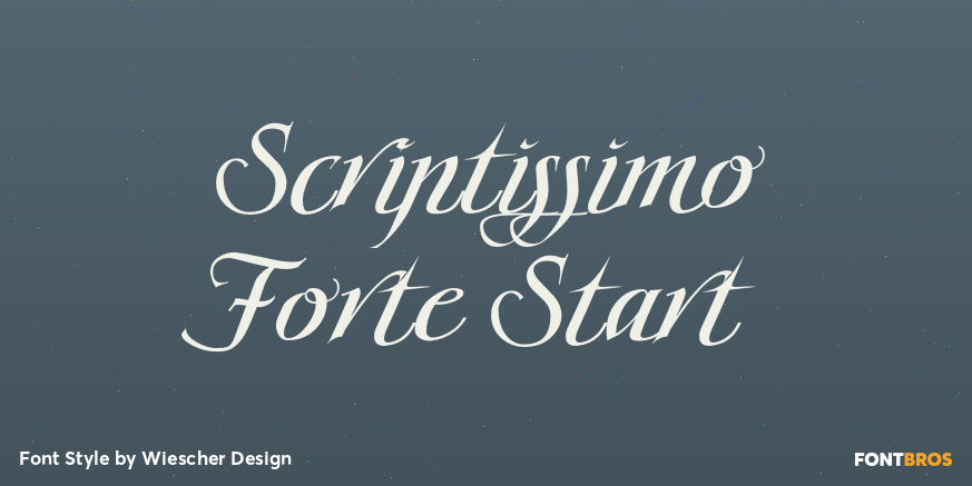 Scriptissimo Forte Start Poster