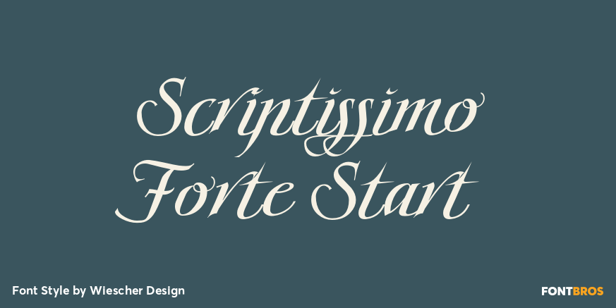 Scriptissimo Forte Start Poster