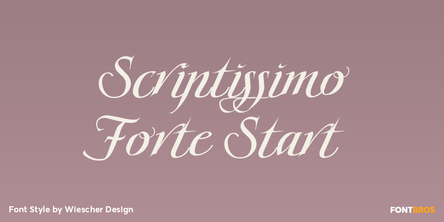 Scriptissimo Forte Start Poster