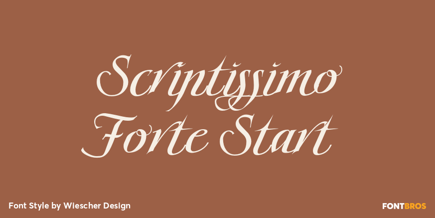 Scriptissimo Forte Start Poster