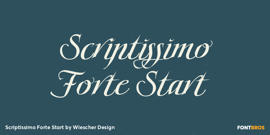Scriptissimo Forte Start Poster