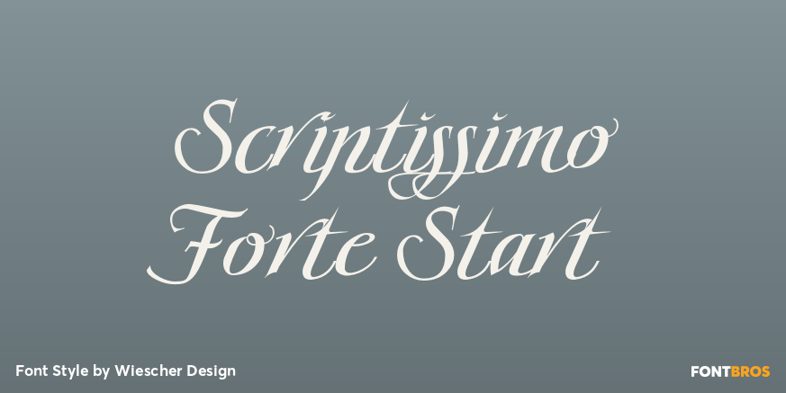 Scriptissimo Forte Start Poster