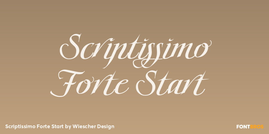 Scriptissimo Forte Start Poster