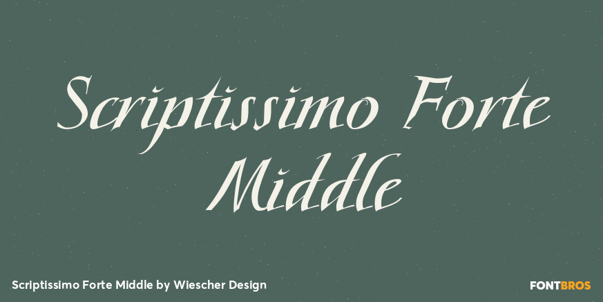 Scriptissimo Forte Middle Poster