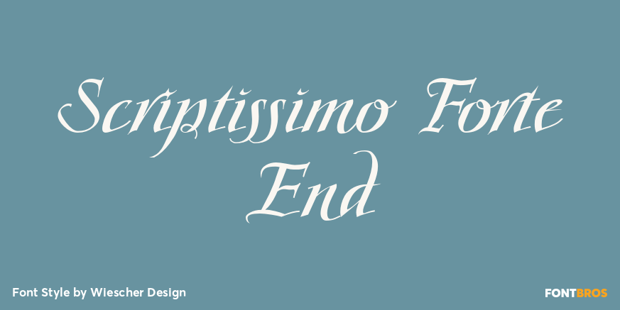 Scriptissimo Forte End Poster