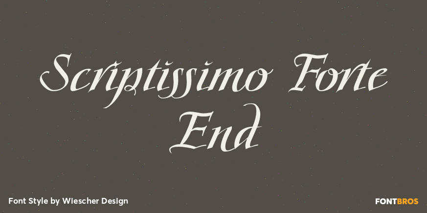 Scriptissimo Forte End Poster