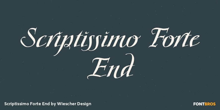 Scriptissimo Forte End Poster