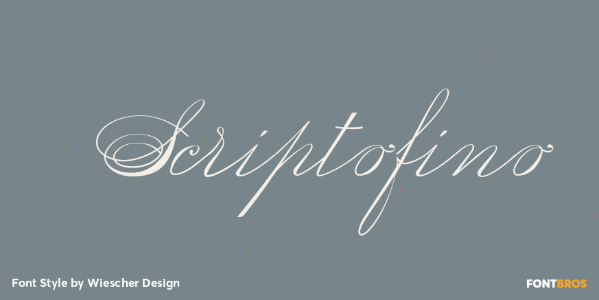 Scriptofino Poster