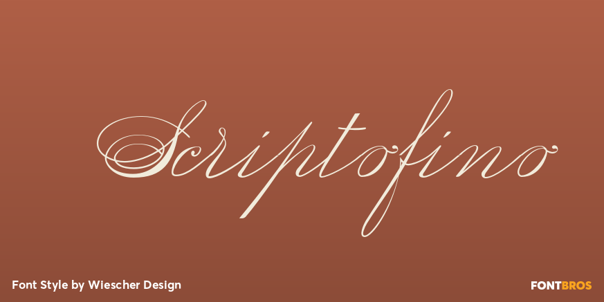 Scriptofino Poster