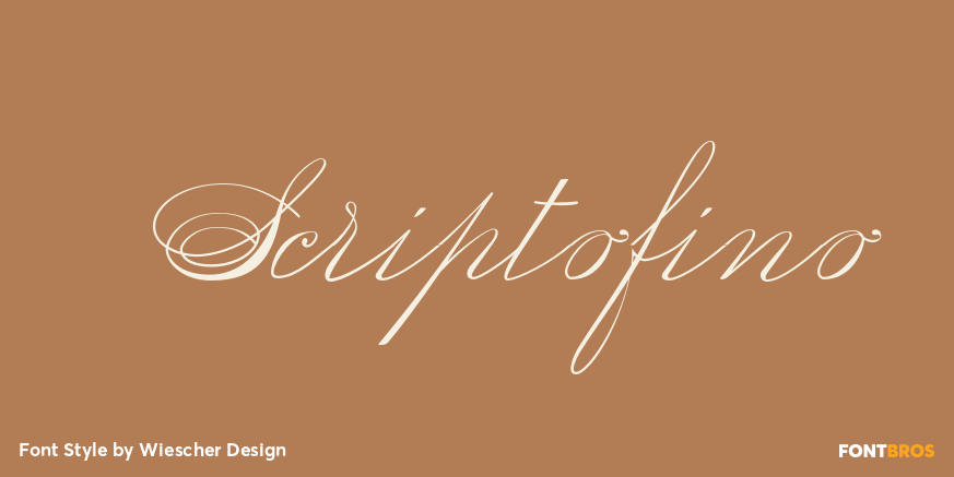 Scriptofino Poster