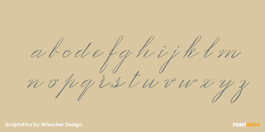 Scriptofino Font Poster #1