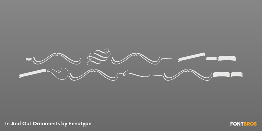 In And Out Ornaments Poster