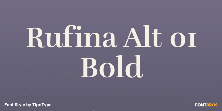 Rufina Alt 01 Bold Poster