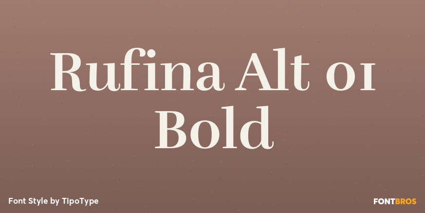 Rufina Alt 01 Bold Poster
