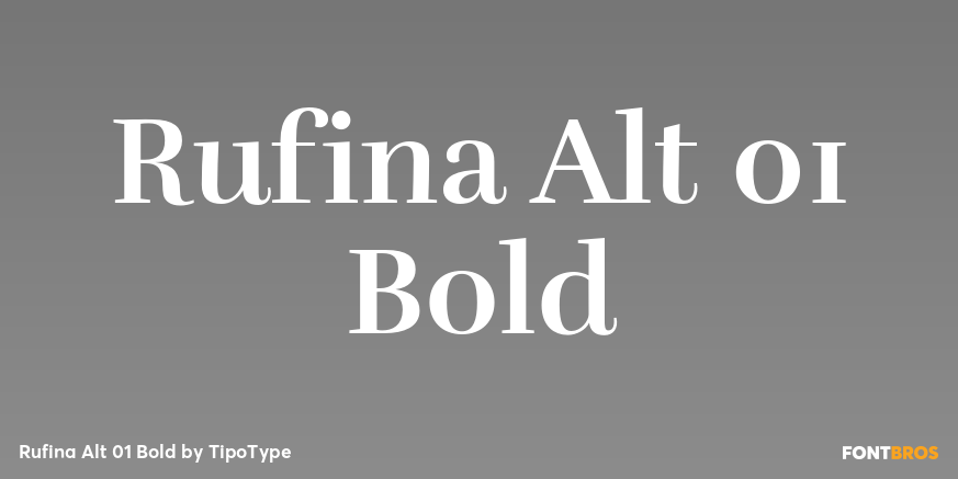 Rufina Alt 01 Bold Poster