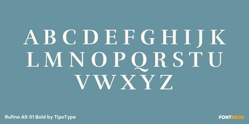 Rufina Alt 01 Bold Font Poster #1