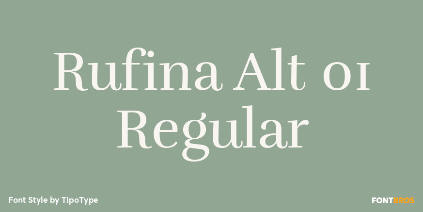 Rufina Alt 01 Regular Poster