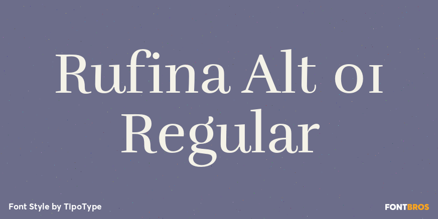 Rufina Alt 01 Regular Poster