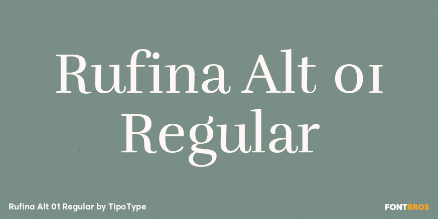 Rufina Alt 01 Regular Poster