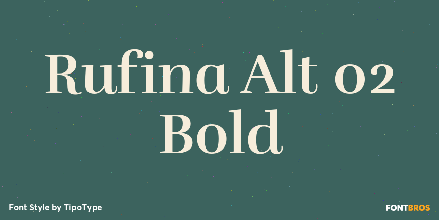 Rufina Alt 02 Bold Poster