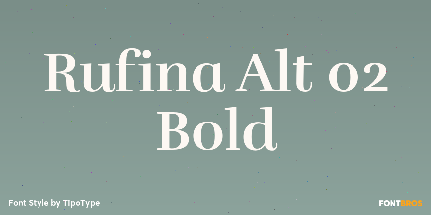 Rufina Alt 02 Bold Poster