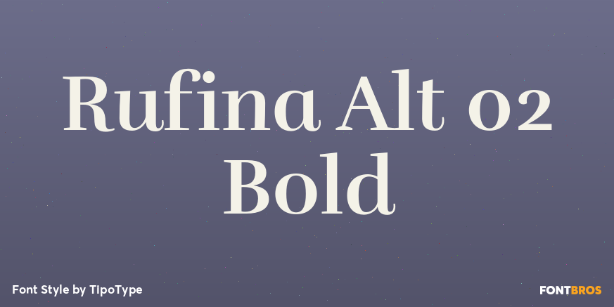 Rufina Alt 02 Bold Poster
