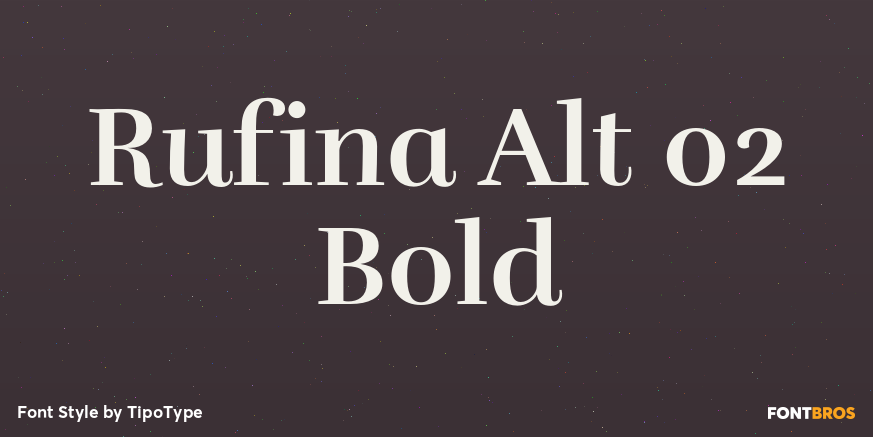 Rufina Alt 02 Bold Poster