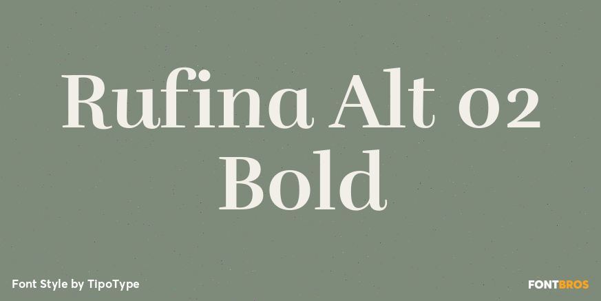 Rufina Alt 02 Bold Poster