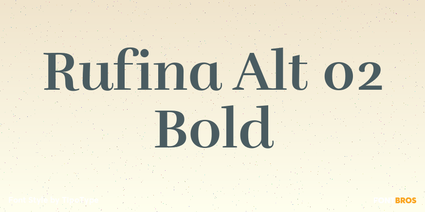 Rufina Alt 02 Bold Poster