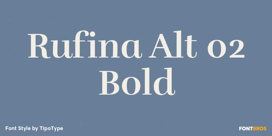 Rufina Alt 02 Bold Poster