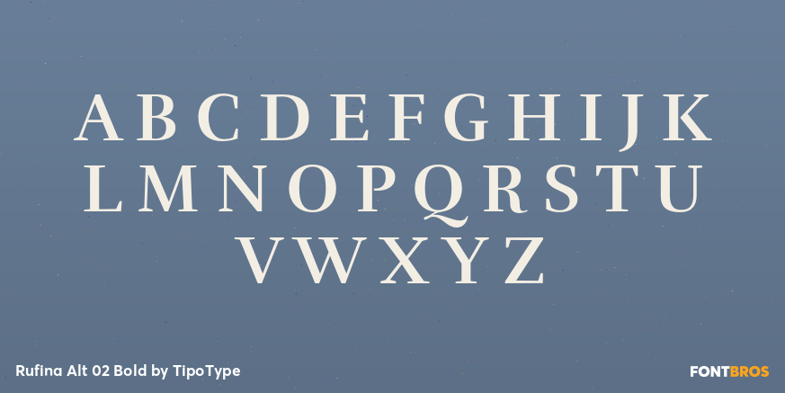 Rufina Alt 02 Bold Font Poster #1