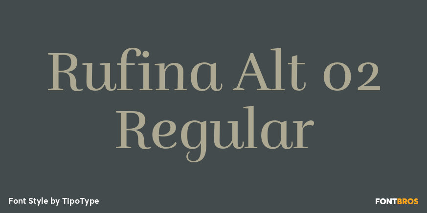 Rufina Alt 02 Regular Poster