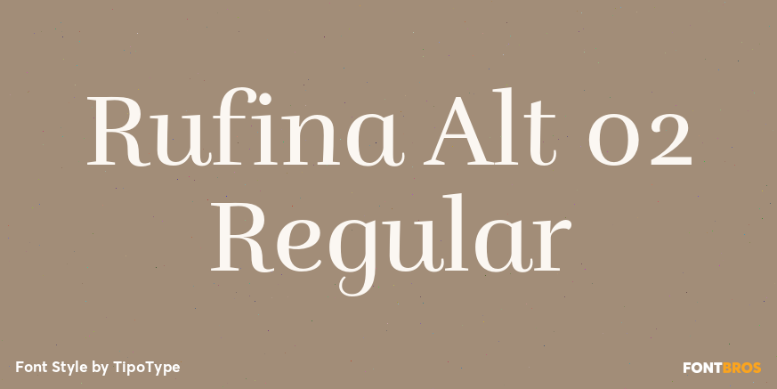 Rufina Alt 02 Regular Poster