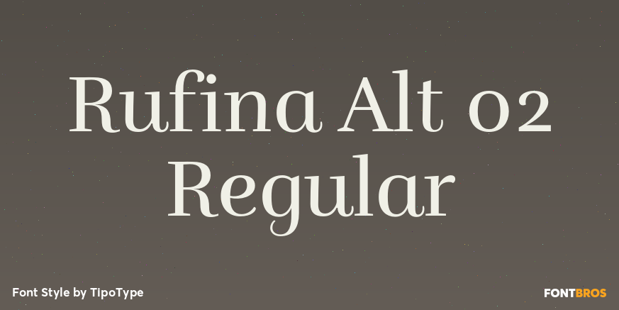 Rufina Alt 02 Regular Poster