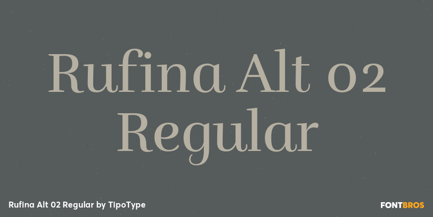 Rufina Alt 02 Regular Poster