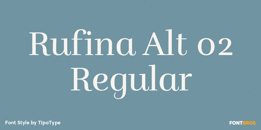 Rufina Alt 02 Regular Poster