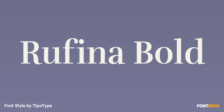 Rufina Bold Poster