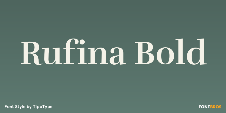 Rufina Bold Poster