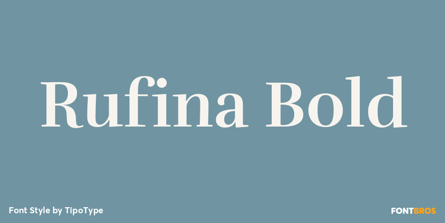 Rufina Bold Poster