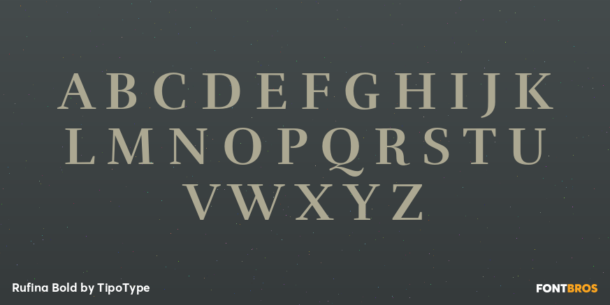 Rufina Bold Font Poster #1