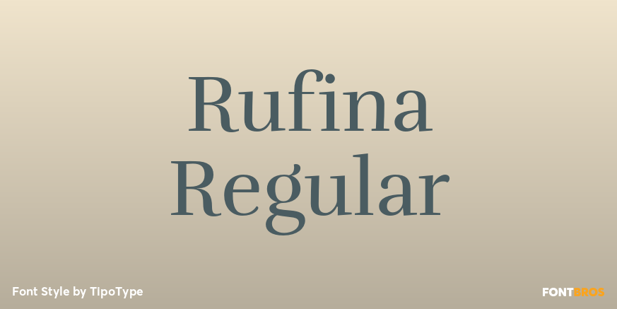 Rufina Regular Poster